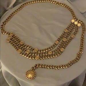 St John gold drape belt